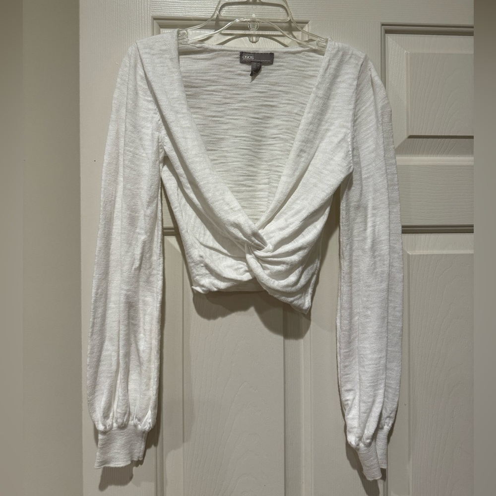 ASOS Twist Long Sleeve Top